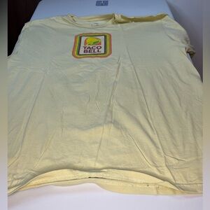 Yellow Short Sleeve Tee Taco Bell